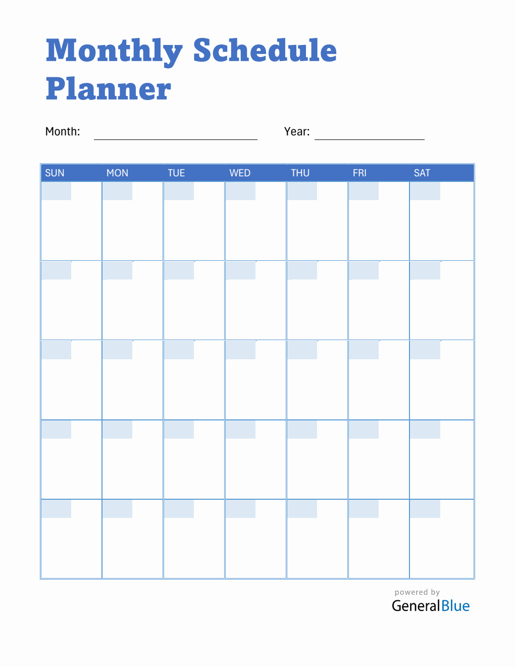 Downloadable At-a-Glance Monthly Planner (PDF)